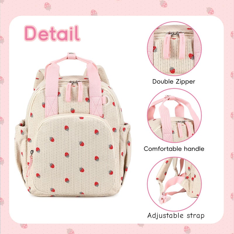 Bluboon Toddler Backpack for Girls Boys 2-4 Cute 12" Preschool Kindergarten Backpacks Kids Daycare Bags School Travel - Image 5