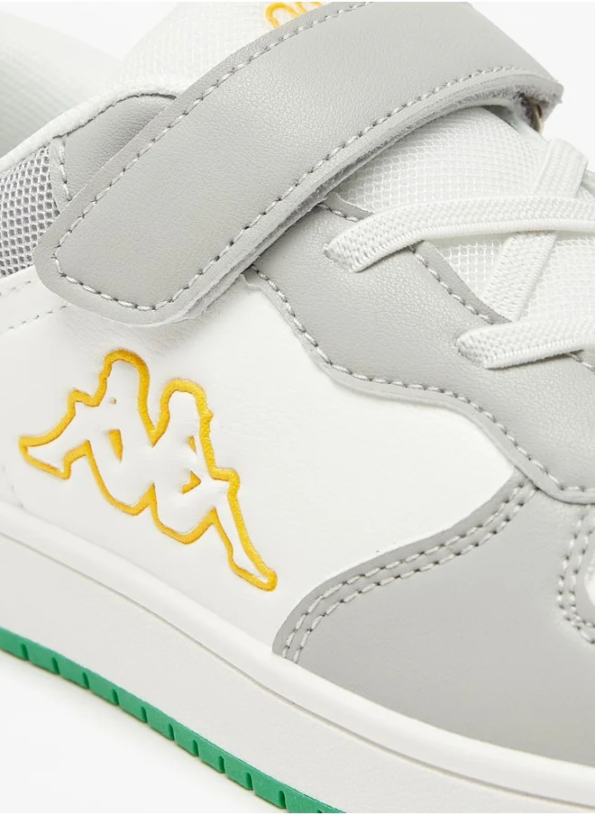 كابا Boys' Colourblock Low-Ankle Sneakers with Hook and Loop Closure