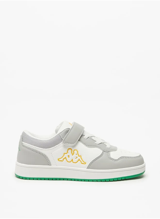 كابا Boys' Colourblock Low-Ankle Sneakers with Hook and Loop Closure