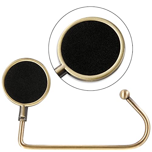 Sunshane 5 Pieces Christmas Stocking Holders Mantel Hooks Hanger Christmas Safety Hang Grip Stockings Clip for Christmas Party Decoration (Bronze) - Image 4