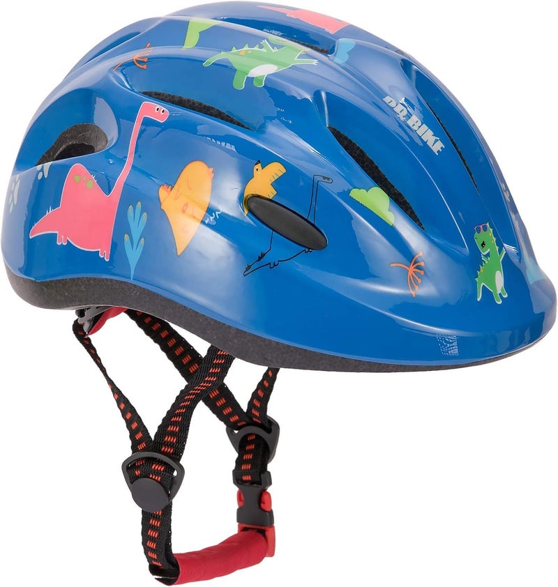 FABSPORTS Printed Safety Helmet for Kids-Boys & Girls (5-12 Years), Light Weight Bicycle/Bike Helmet, Adjustable Size, Superior Ventilation for Cycling/Skating/Skate Boarding, Blue - Image 2