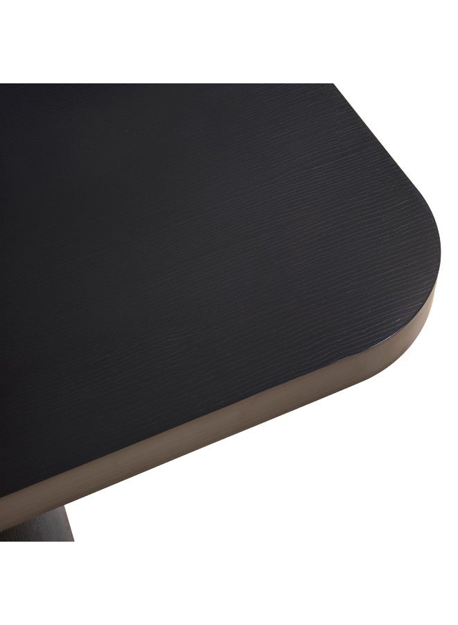 Pan Home Norway 6 Seater Dining Table - Black  - Image 1