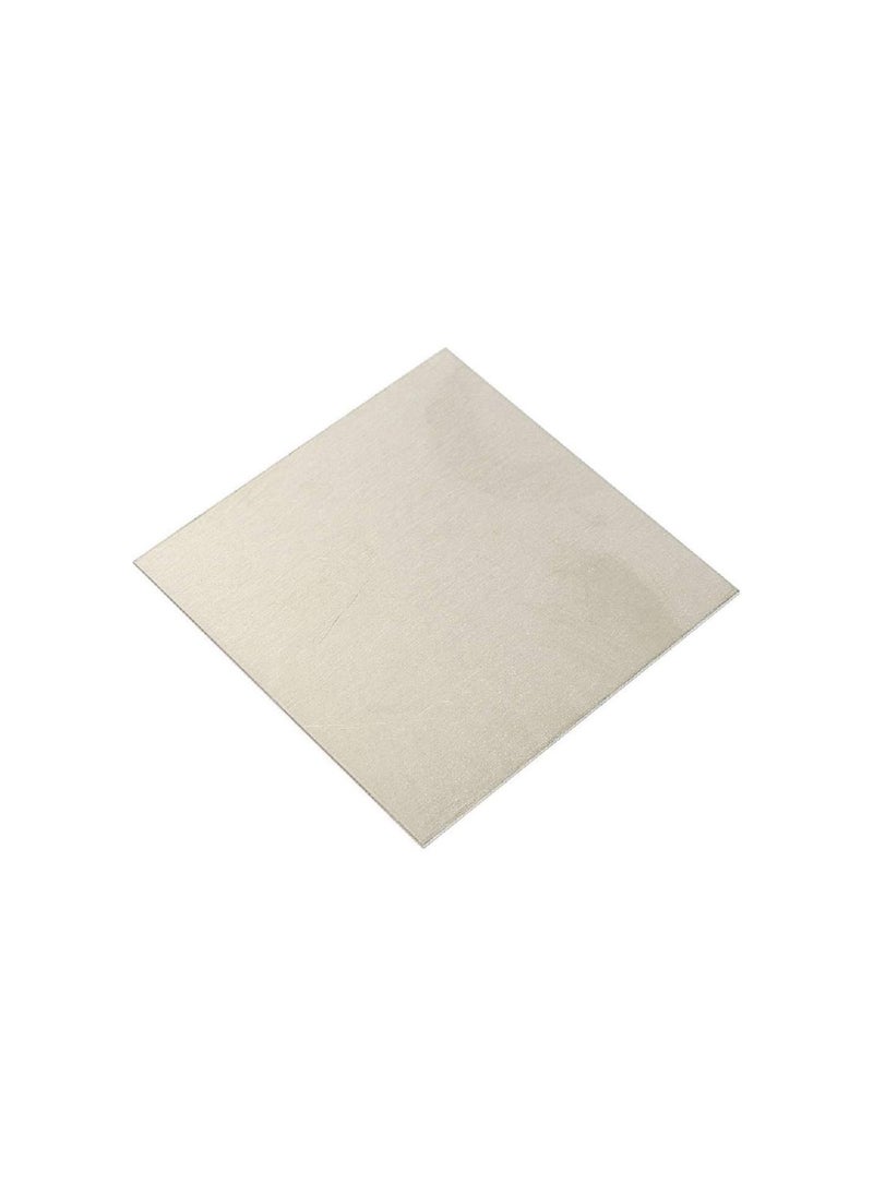 Generic - 99.96% Pure Nickel Sheet Ni Metal Thin Plate 1mm x 100mm x 100mm - Image 1
