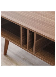 DANUBE HOME Melo Coffee Table Multi Functional Living Room Desk Space Saving Center Table Furniture For Home Living Room L 90 x W 45 x H 43 cm Walnut  - Image 3
