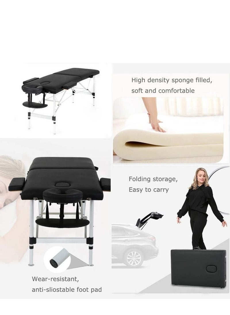 Portable Massage Table Professional Adjustable Folding Bed With 2-part Wooden Frame Ergonomic Headrest And Tote Bag - pzsku/ZE65FD5F0925535263660Z/45/_/1664528355/17c96060-9e0b-4d73-a0f4-8085dfcb55ef