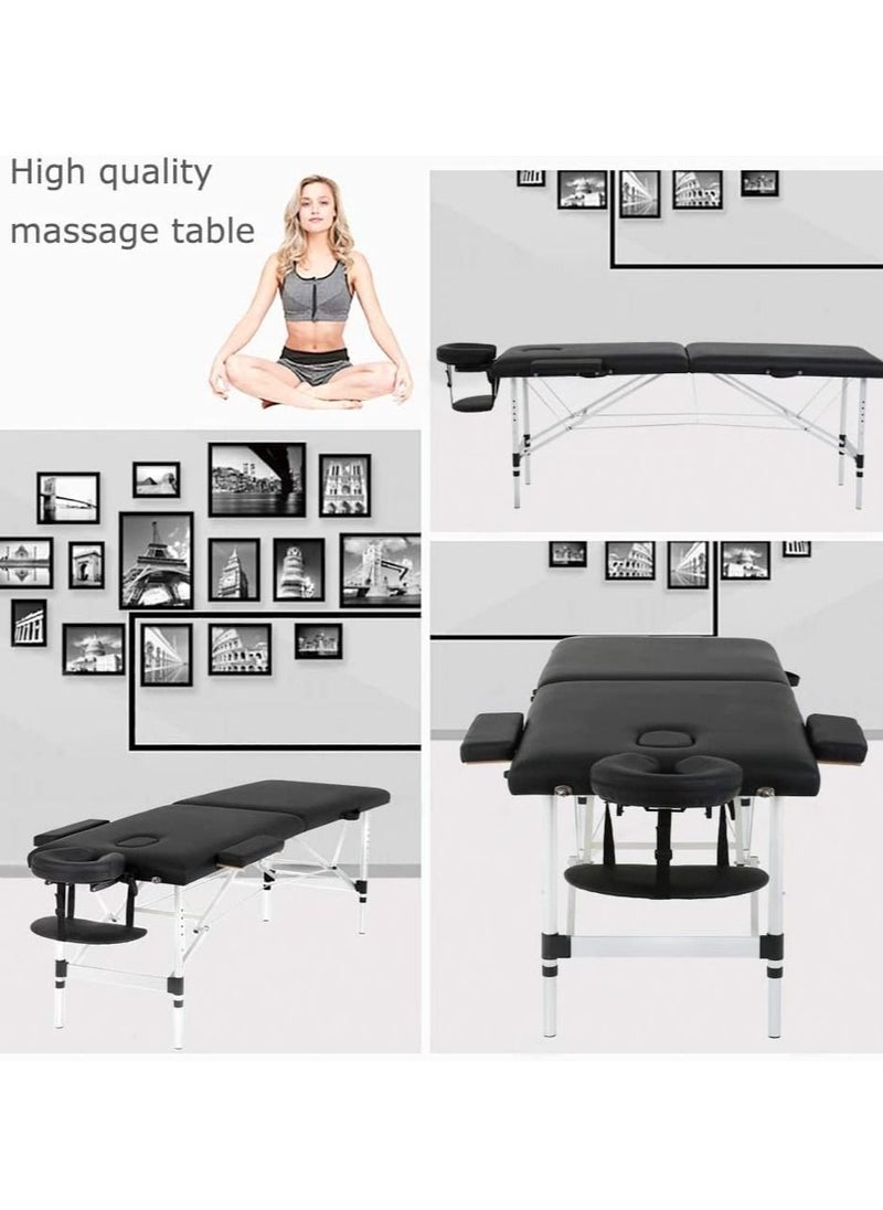 Portable Massage Table Professional Adjustable Folding Bed With 2-part Wooden Frame Ergonomic Headrest And Tote Bag - pzsku/ZE65FD5F0925535263660Z/45/_/1664528355/3178dcf6-41d7-4870-85a3-b00ad3749852