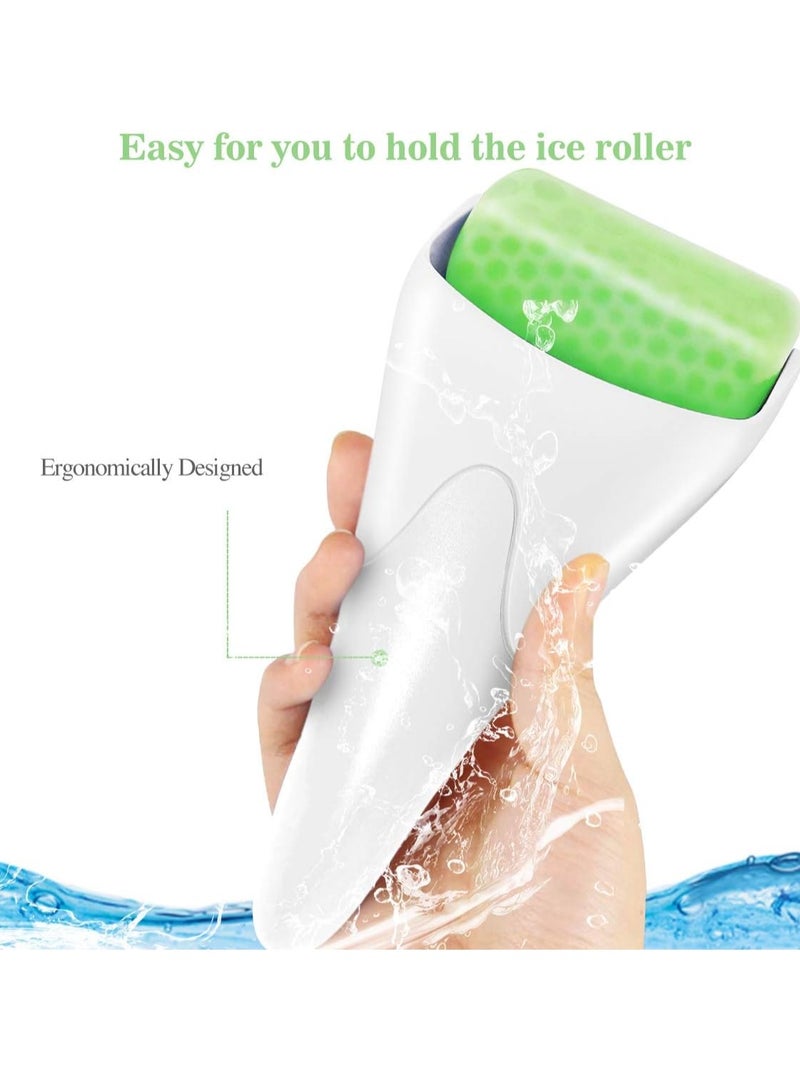 Ice Roller Face Massager Green/White - Image 3