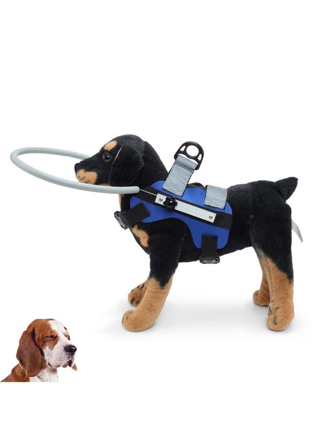 Blind Dog Halo Adjustable Blind Dog Harness for Cats and Dogs with Blindness, Blurred Vision, Sick Eyes Blind Dog Harness Guiding Device Avoid Collision Build Confidence (S) - Image 1