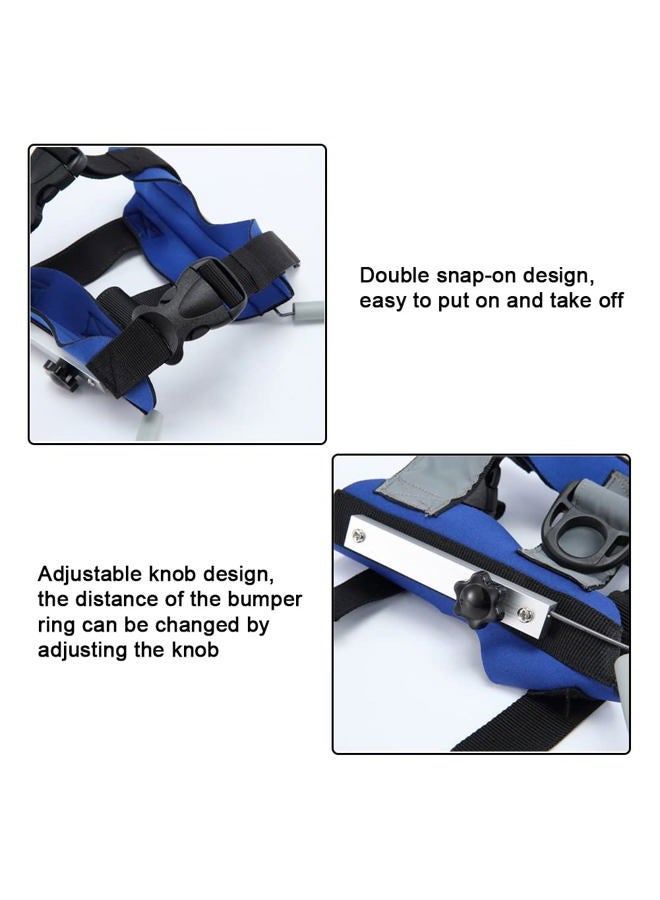 Blind Dog Halo Adjustable Blind Dog Harness for Cats and Dogs with Blindness, Blurred Vision, Sick Eyes Blind Dog Harness Guiding Device Avoid Collision Build Confidence (S) - Image 3