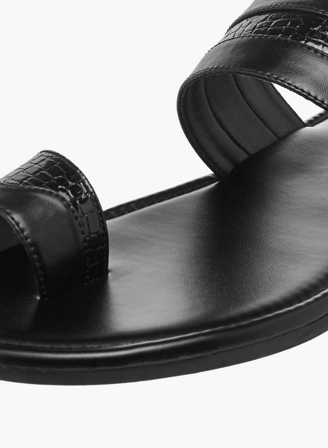 Al Waha Men Toe Loop Detail Arabic Sandals - Image 4
