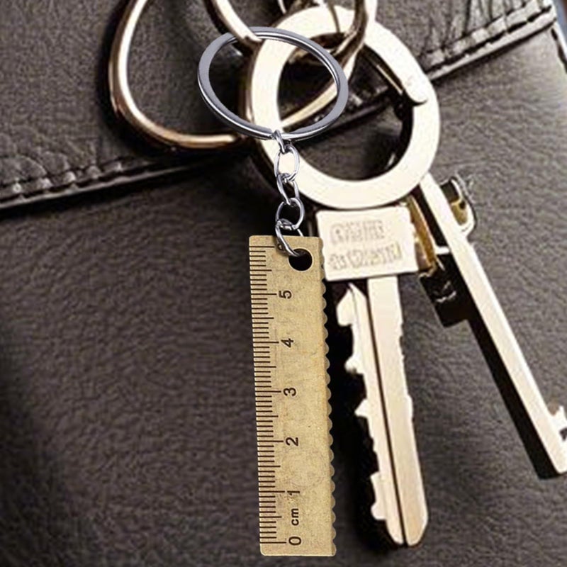 Multi Functional Portable Metal Pocket Ruler Tape Measure Keychain Travel Accessory - Image 5