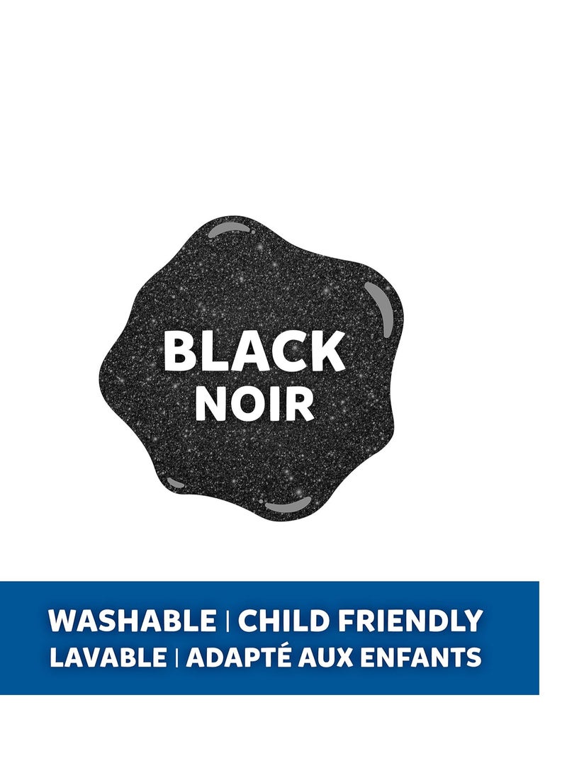 Elmers Elmer's Glitter Glue 6oz Black - Image 2