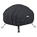 Classic Accessories Classic Accessories Round Fire Pit Cover, 36-Inch, Black  - Image 2