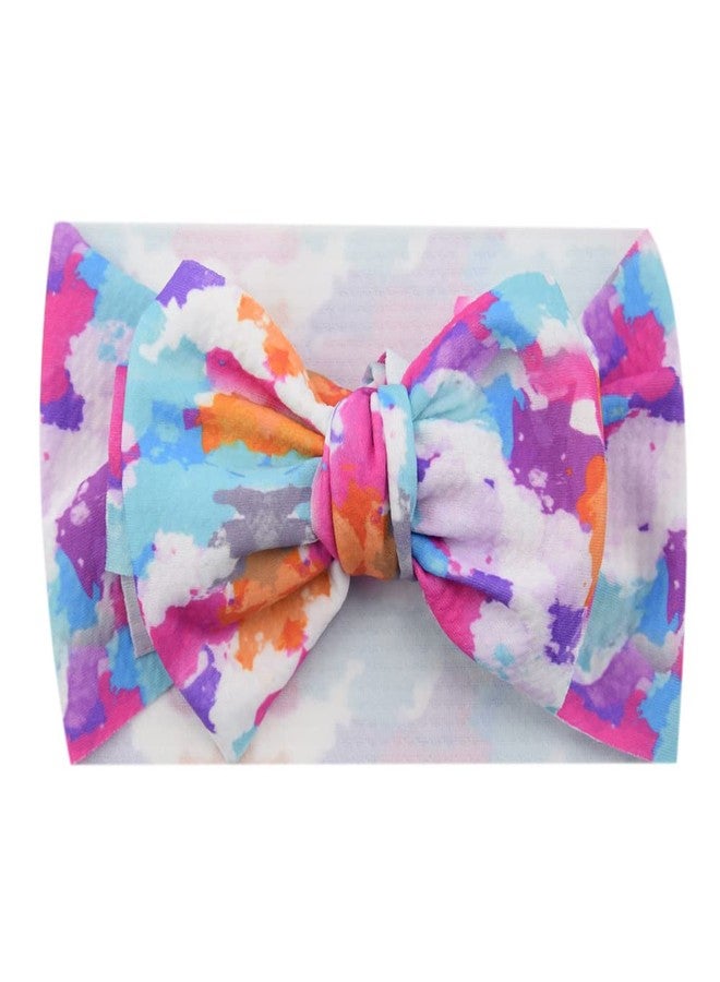 BBTDIN Tie Dye Turban Headband Baby Girls Tie-Dye Hairband Bow Baby Boy Tie Dye Headwarp BBG57 (C1) - Image 2