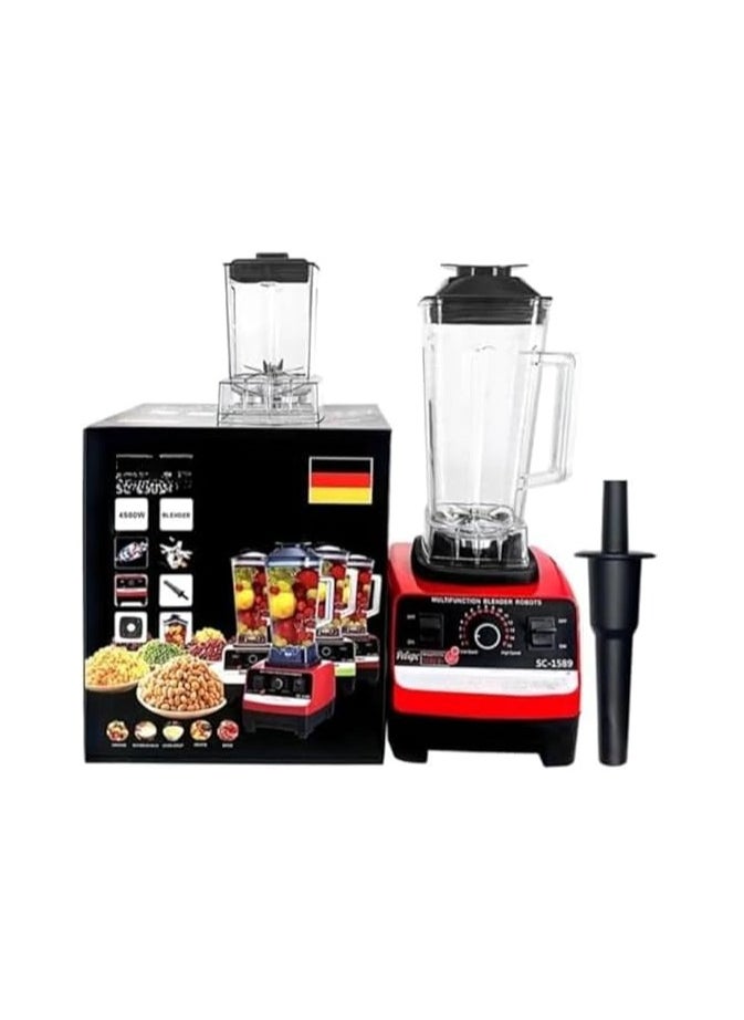 Silver Heavy Duty Blender | Silver Crust Blender Juicer For Precision Blending Food Processing Ice Smoothies Crusher Blander Blender Mixer Juicer With Powerful Motor  - Image 4