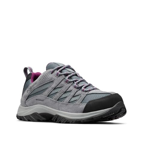 Columbia Womens Crestwood Waterproof, Graphite/Wild Iris, 7.5 - Image 1