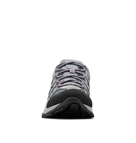 Columbia Womens Crestwood Waterproof, Graphite/Wild Iris, 7.5 - Image 3
