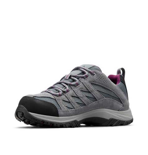 Columbia Womens Crestwood Waterproof, Graphite/Wild Iris, 7.5 - Image 2