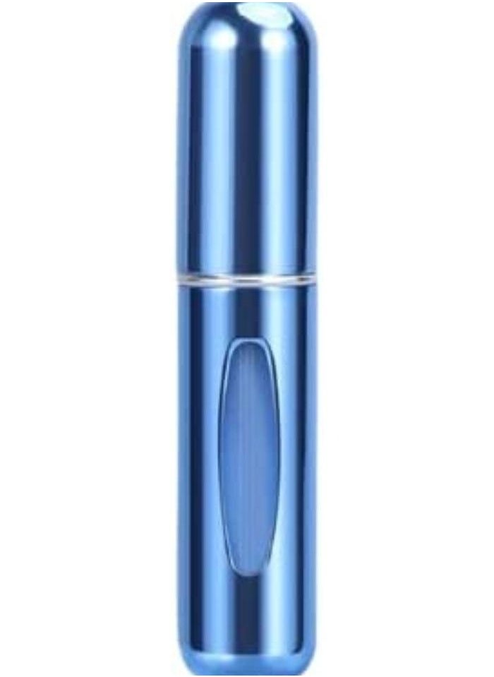 ماركة غير محددة - زجاجة رذاذ عطر صغيرة محمولة قابلة لاعادة الملء، علبة مضخة عطر، قابل لاعادة الملء، بخاخ عطر قابل لاعادة الملء للسفر (8مل، عبوه واحده,أزرق) - Image 1