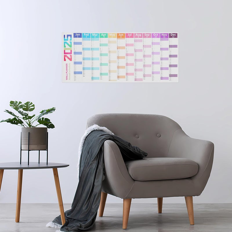 2025 Large Wall Calendar Monthly Planner Vertical Hanging Schedule For Office School Home - Image 5