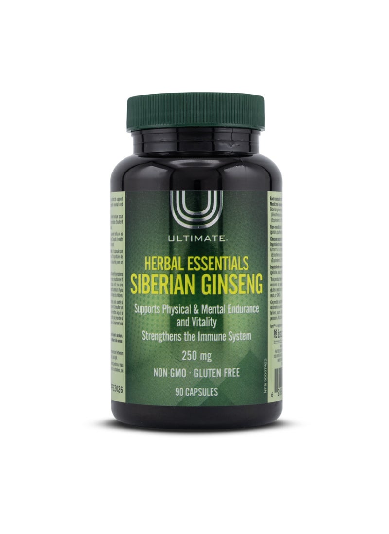 Ultramin Siberian Ginseng 250mg 90's caps  - Image 1