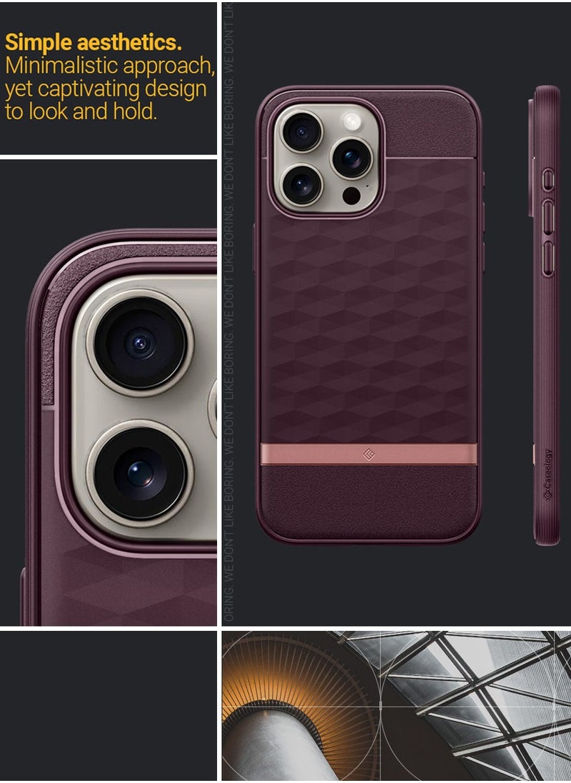 Parallax Mag for iPhone 15 Pro MAX MagSafe Case Cover Military Grade - Burgundy - pzsku/ZE6605B0802A74502334EZ/45/_/1722420908/319bcaa4-e94f-4d8b-b65c-14e602c6c934