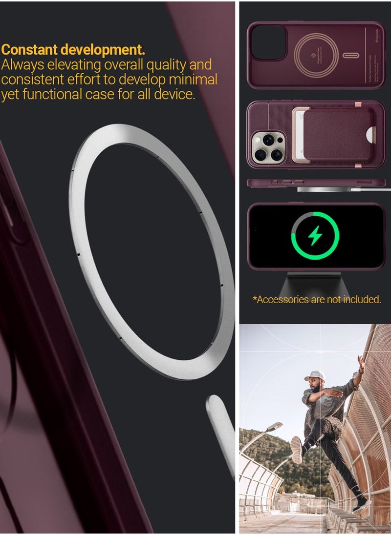 Parallax Mag for iPhone 15 Pro MAX MagSafe Case Cover Military Grade - Burgundy - pzsku/ZE6605B0802A74502334EZ/45/_/1722420961/6416ae15-af88-45c2-b348-3b1bb426ae33