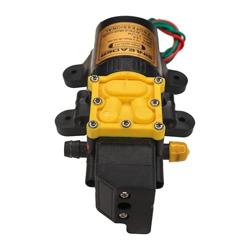 Electronicspices Electronic Spices 12V DC Fresh Water Pump with 2 Hose Clamps Diaphragm Pump Self Priming Sprayer Pump with Pressure Switch 4.5 L/Min For RV Camper Marine Boat (Kissan Pump) - Image 2