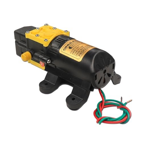 Electronicspices Electronic Spices 12V DC Fresh Water Pump with 2 Hose Clamps Diaphragm Pump Self Priming Sprayer Pump with Pressure Switch 4.5 L/Min For RV Camper Marine Boat (Kissan Pump) - Image 3
