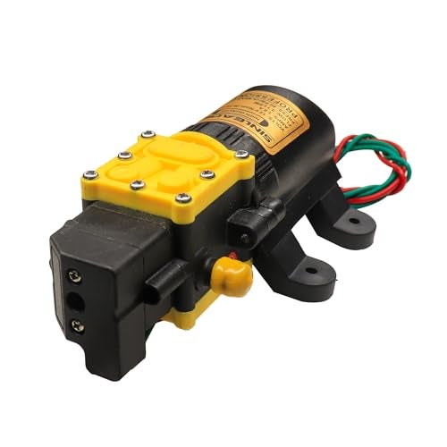 Electronicspices Electronic Spices 12V DC Fresh Water Pump with 2 Hose Clamps Diaphragm Pump Self Priming Sprayer Pump with Pressure Switch 4.5 L/Min For RV Camper Marine Boat (Kissan Pump) - Image 4