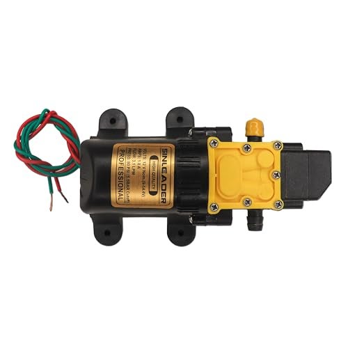 Electronicspices Electronic Spices 12V DC Fresh Water Pump with 2 Hose Clamps Diaphragm Pump Self Priming Sprayer Pump with Pressure Switch 4.5 L/Min For RV Camper Marine Boat (Kissan Pump) - Image 1
