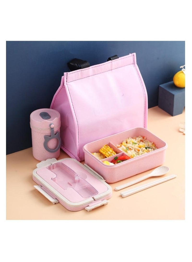 الأزرق جي دبليو علبة غداء للأطفال، علبة غداء بينتو بوكس للكبار، علبة غداء للكبار/الأطفال/الأطفال، 1000/1500 مل - 3 حجرة آمنة للتسخين في الميكروويف وغسالة الصحون والفريزر، خالية من مادة BPA - Image 3