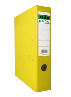 Alba Rado PVC BOX FILE 24-PIECE YELLOW 8CM  - Image 1