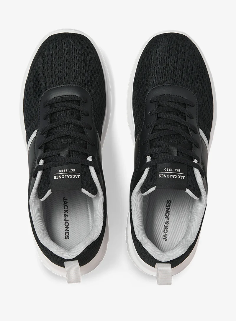 JACK & JONES Black Detail:2.0 Casual Low Top Sneakers for Men | Best Price UAE