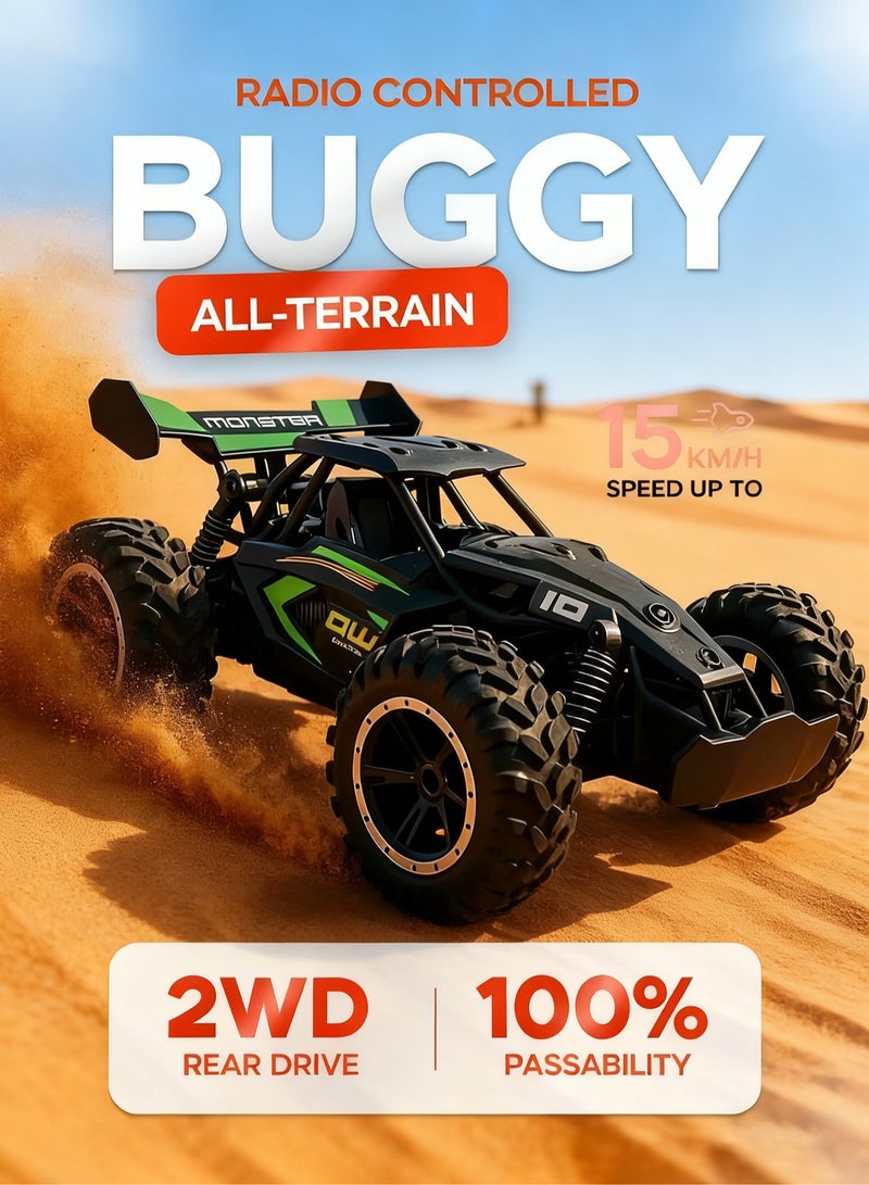 Mi VAZA Remote Control Race Car - 1:18 RC Drift Car - High Speed Vehicle Toy - 2WD, 2.4Ghz, 15KM/H , Rechargeable Battery, Suitable for Various Terrains - Kids Gifts - Image 2