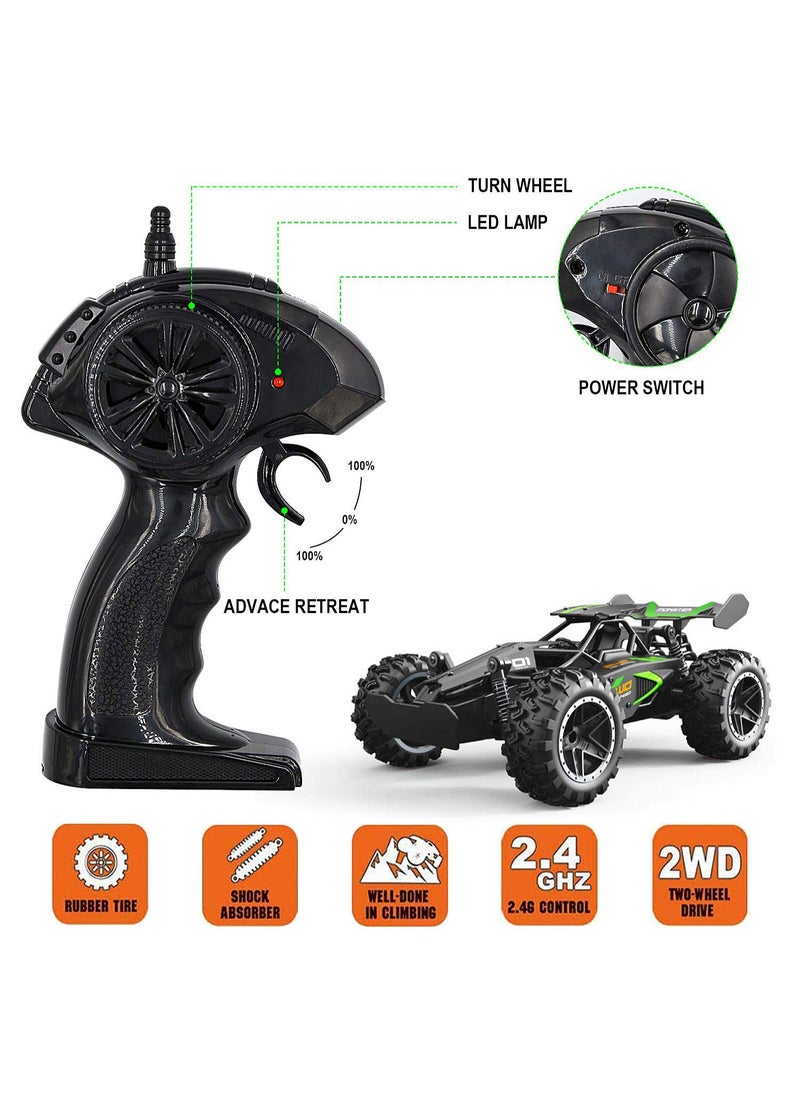 Mi VAZA - Remote Control Race Car - 1:18 RC Drift Car - High Speed Vehicle Toy - 2WD, 2.4Ghz, 15KM/H , Rechargeable Battery, Suitable for Various Terrains - Kids Gifts - Image 1