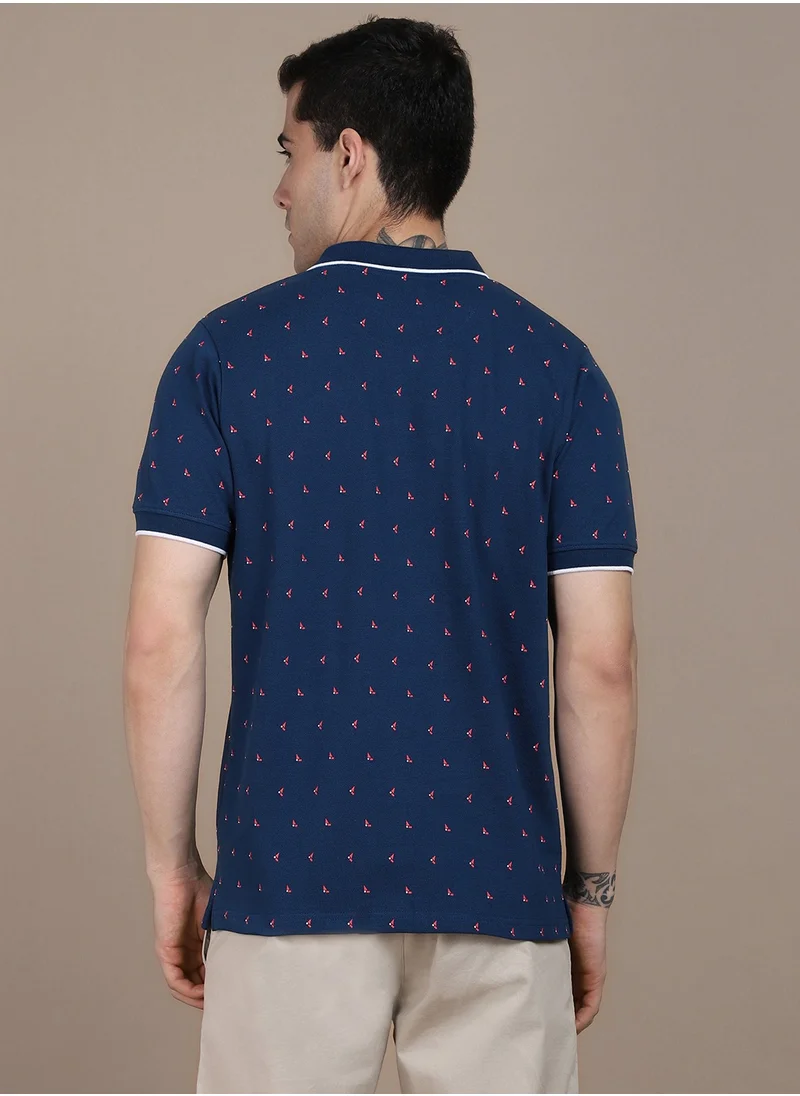 Dennis Lingo Blue T-Shirt for Men, Casual Comfort