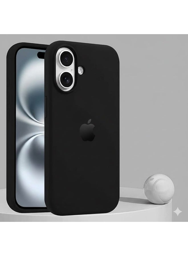 سيليكون غطاء حماية مغناطيسي فاخر متوافق مع سلسلة iPhone 17 باللون الأسود - مقاوم للصدمات، نحيف، ناعم الملمس مع دعم الشحن اللاسلكي المغناطيسي - Image 2