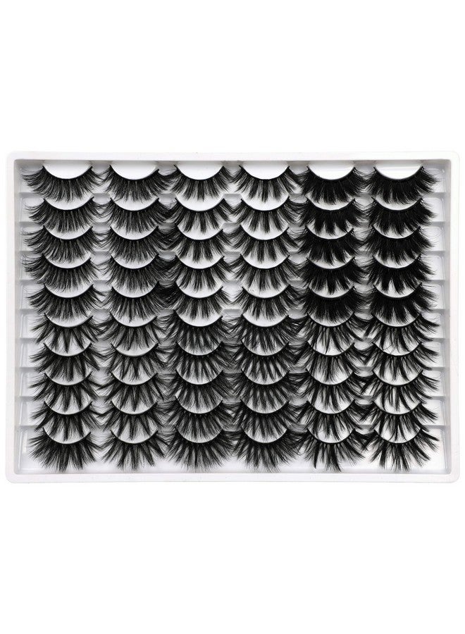 alphonse 30 Pairs 20Mm False Eyelashes Wholesale 6 Styles Mixed Lashes 8D Fluffy Volume Dramatic Faux Mink Eyelashes Pack - Image 3