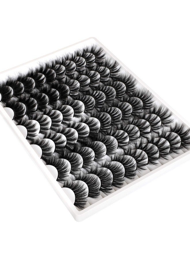 alphonse 30 Pairs 20Mm False Eyelashes Wholesale 6 Styles Mixed Lashes 8D Fluffy Volume Dramatic Faux Mink Eyelashes Pack - Image 4