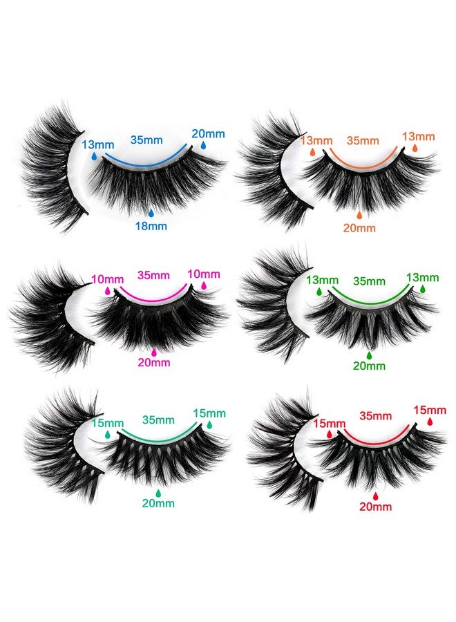 alphonse 30 Pairs 20Mm False Eyelashes Wholesale 6 Styles Mixed Lashes 8D Fluffy Volume Dramatic Faux Mink Eyelashes Pack - Image 5