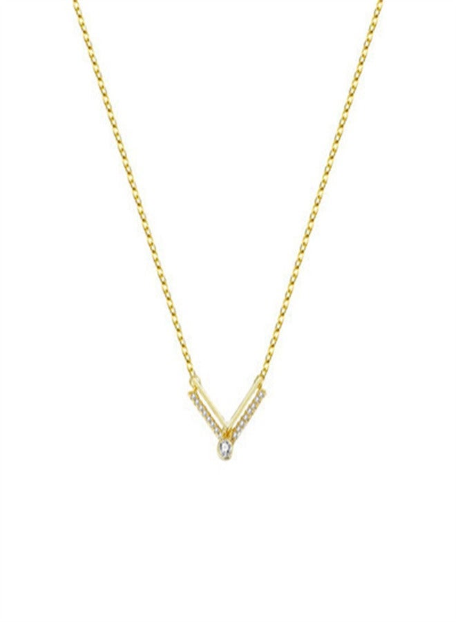V-Shaped Pendant Necklace For Women And Girls Trendy Fashion Accessories With A Unique Minimalist Vibe Fashion Jewelry Dress Accessories  - Image 1