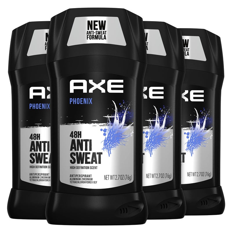 AXE Antiperspirant Deodorant for Men Phoenix 4PK 48H Sweat & Odor Protection for Long Lasting Freshness, Crushed Mint & Rosemary Men's Deodorant 2.7 oz - Image 1