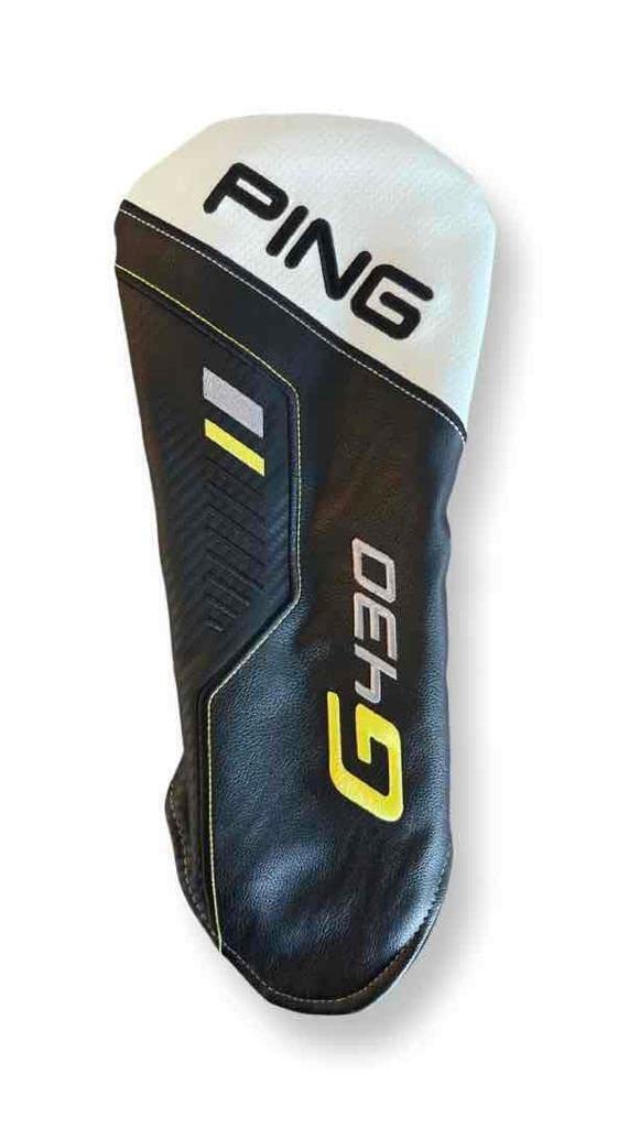 Ping New PING G430 Driver Leather Headcover Black/White - Image 4