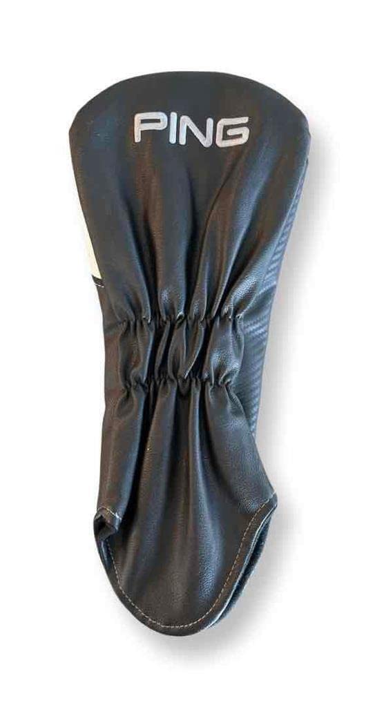 Ping New PING G430 Driver Leather Headcover Black/White - Image 2