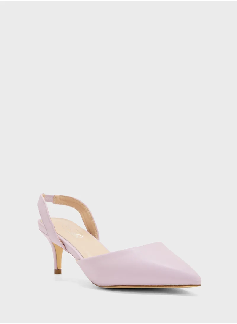 ELLA Mid Heel Pump With Slingback