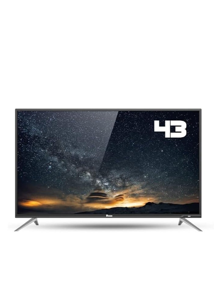 هوهو تلفزيون هوهو الذكي LED عالي الوضوح مقاس 43 بوصة - طراز HK4305S1 - Image 2