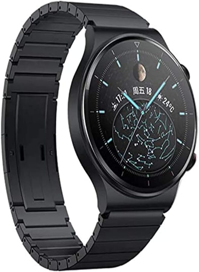 Dado Stainless steel Replacement band No Gap Compatible with GT4 | GT3 | GT2 PRO Huawei Watch