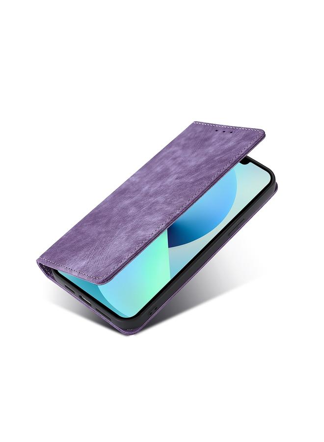 اس-توب جراب لهاتف Huawei Y8S RFID مضاد للسرقة مصنوع من الجلد المغناطيسي - Image 3