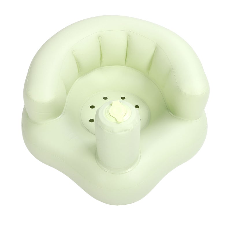 Baby Inflatable Couch PVC Cute Comfortable Portable Built in Pump Inflatable Chair for Bathing Eating Toy - Image 1
